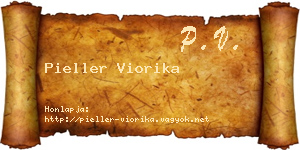 Pieller Viorika névjegykártya